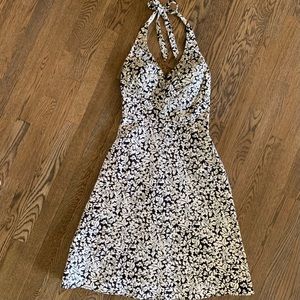 Fit and Flare, backless floral dress, size 2